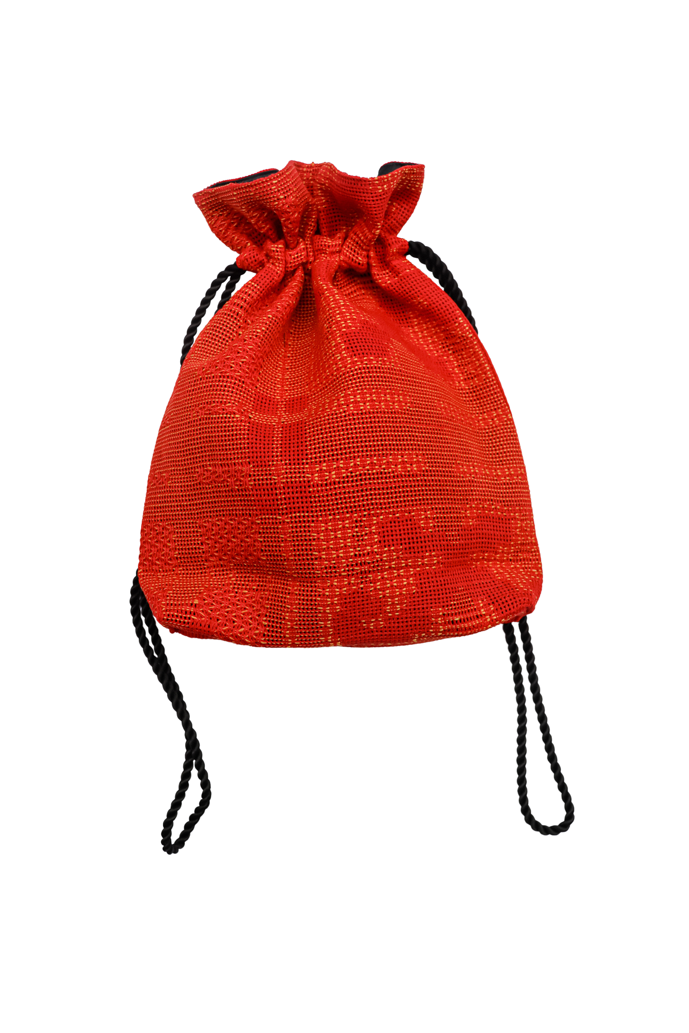 Red Cherry-Kinchaku bag