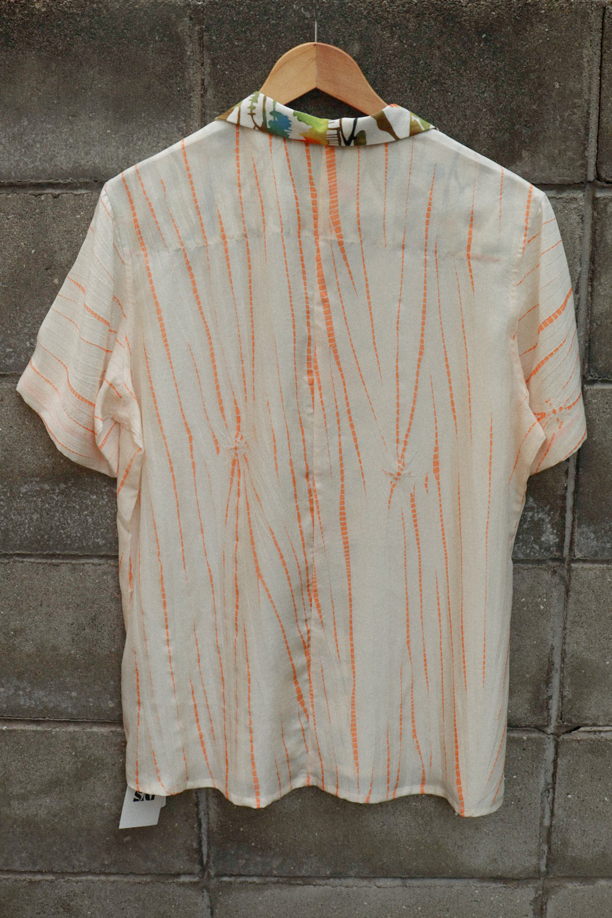 Women's Orange and Blue Kimono Shirts