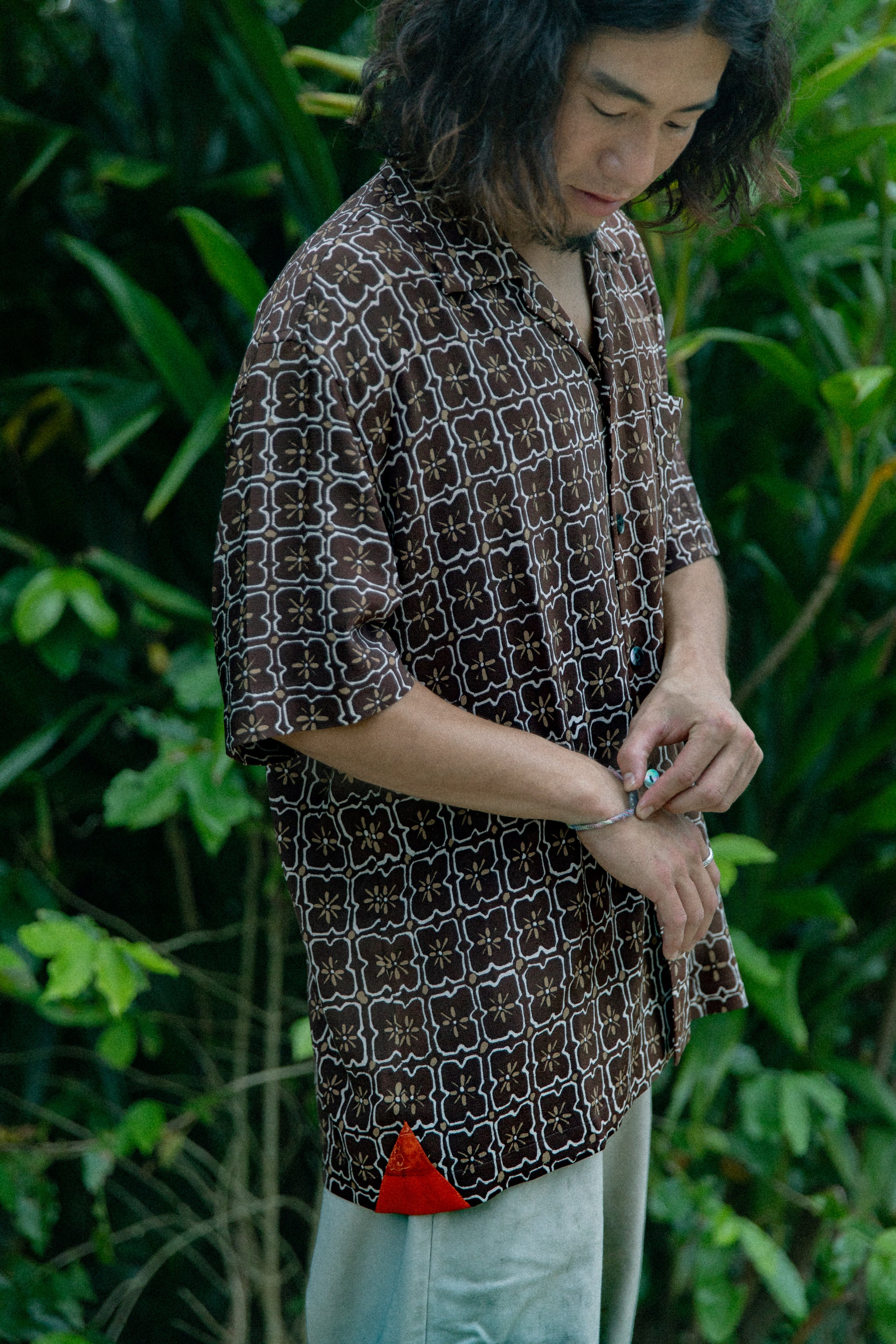 Brown Kimono shirts