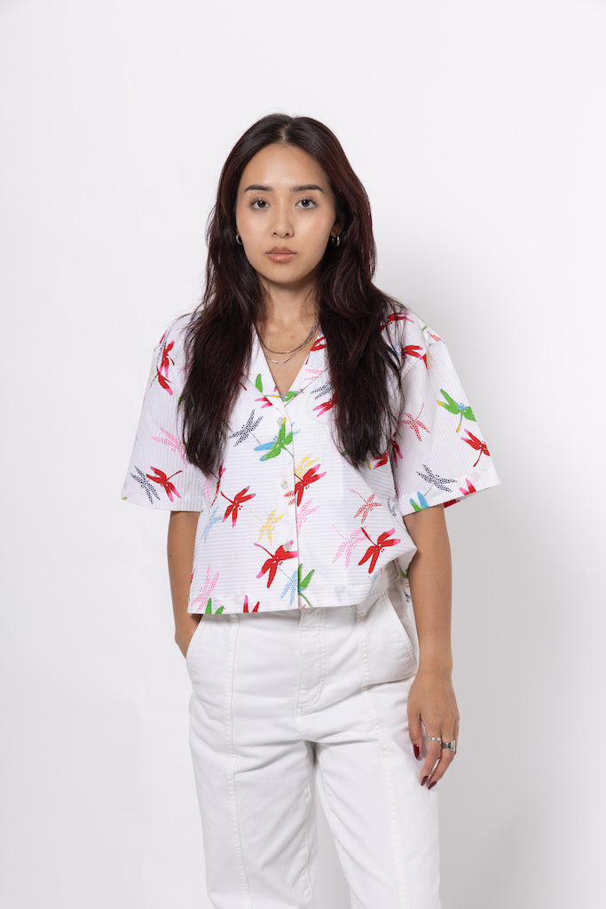 Dragonfly Crop Shirt