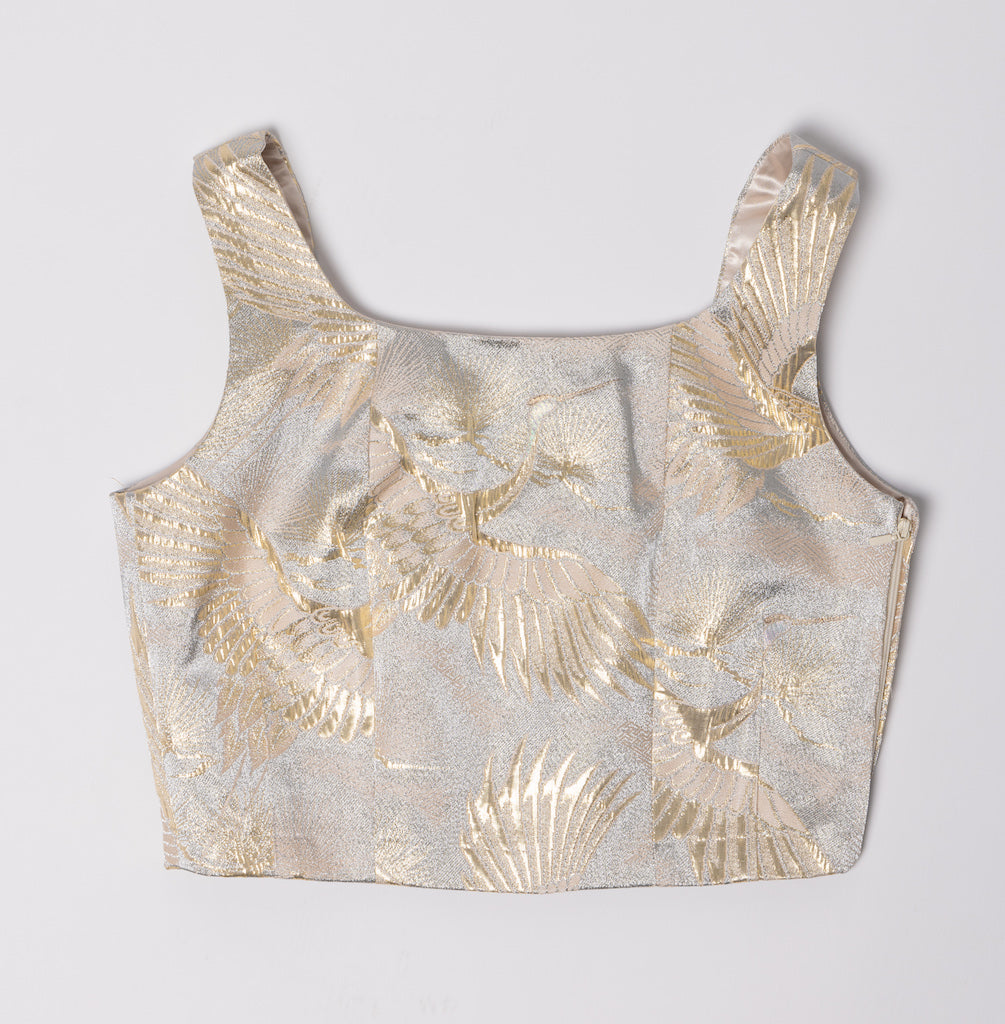 Silver Obi Bustier