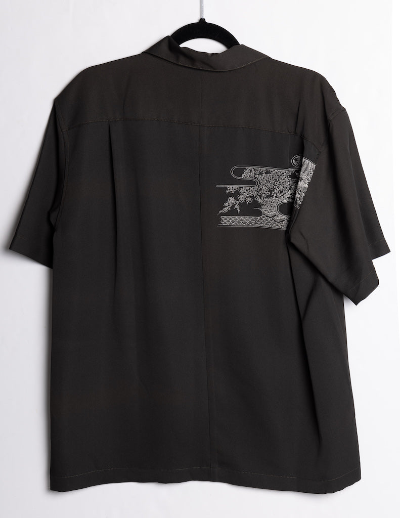 Navy Yukata Shirts