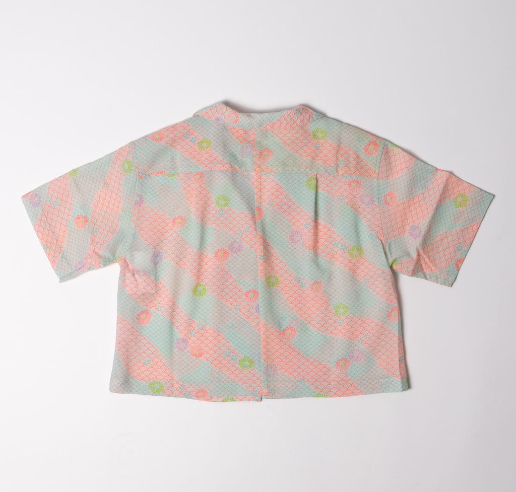 Pastel Wagara Crop Shirt