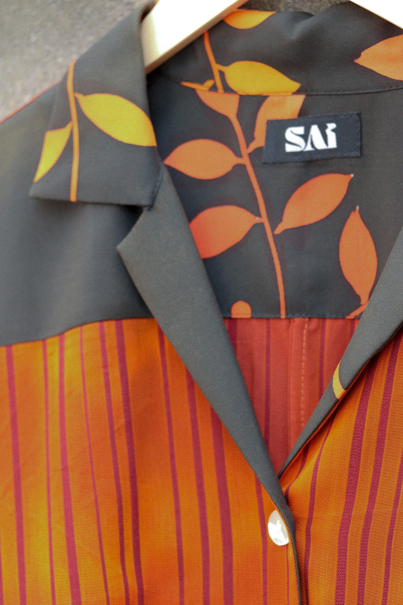 Women's Orange Kimono Shirts