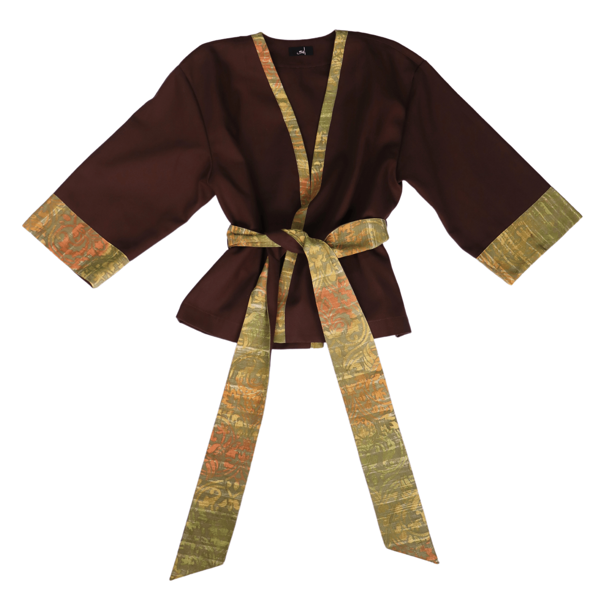 Green and Brown Japanese Jacket