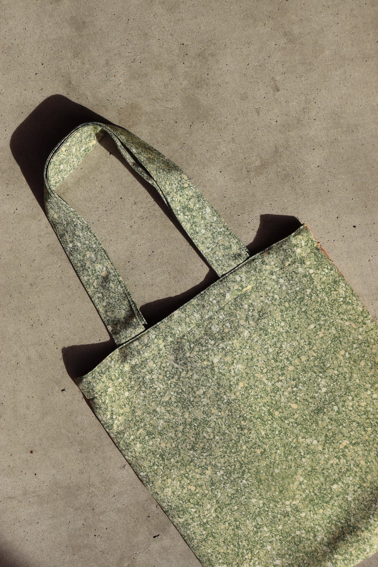 Kimono Tote-Green x Yellow