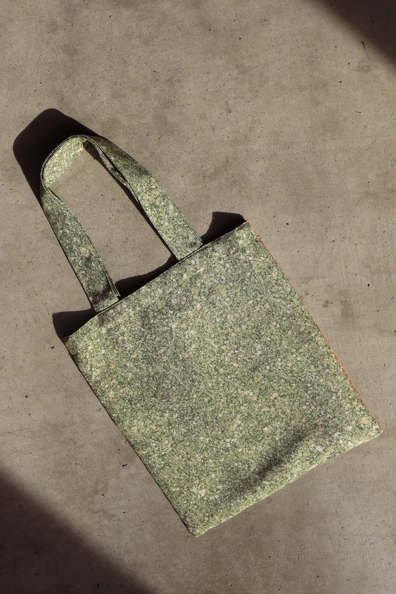 Kimono Tote- Green x Yellow